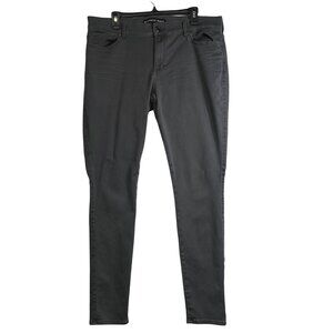 Express Jeans Extreme Stretch Legging Mia Mid Rise Gray Womens Size 14L